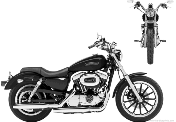 Мотоцикл harley-davidson 883 sportster standard 2006 – разбираемся внимательно