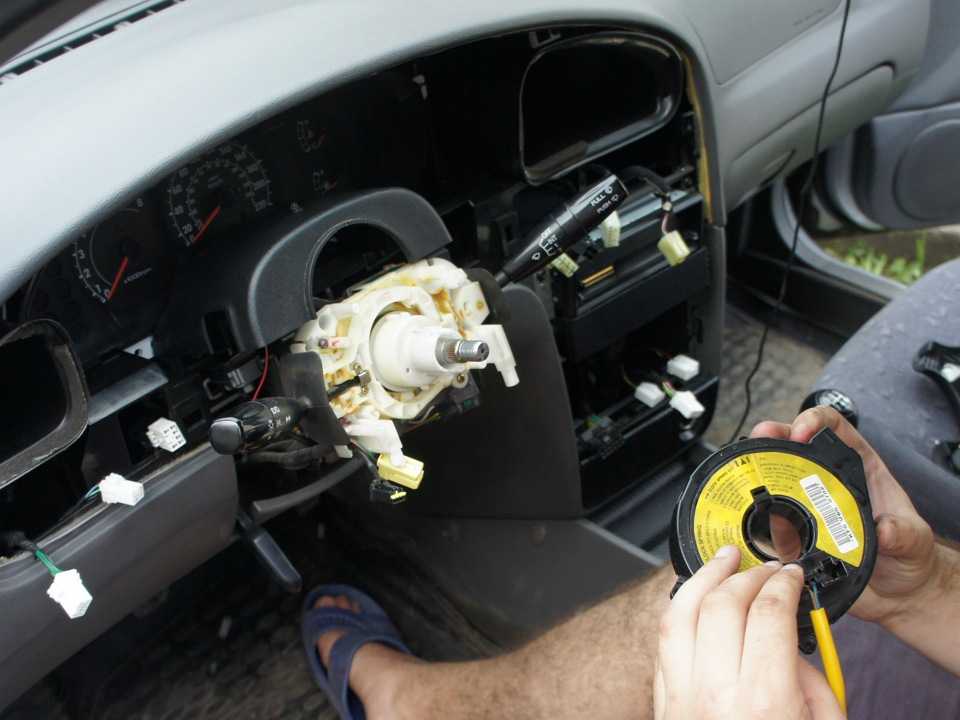 Сброс ошибки airbag crash (ремонт srs) и прописывание ключей