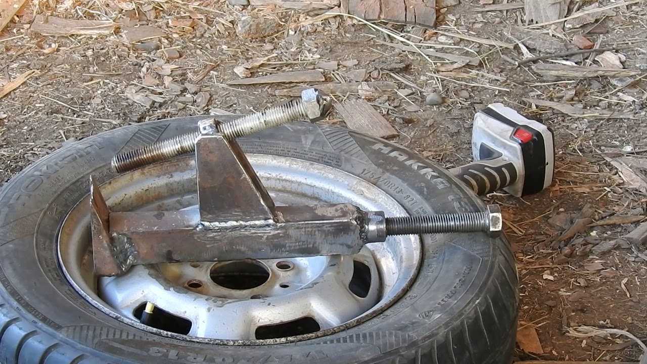 Бортировка колес своими руками: инструменты, пошаговая инструкция, видео