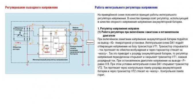 Схема подключения регулятора напряжения к генератору - автомобильный портал automotogid