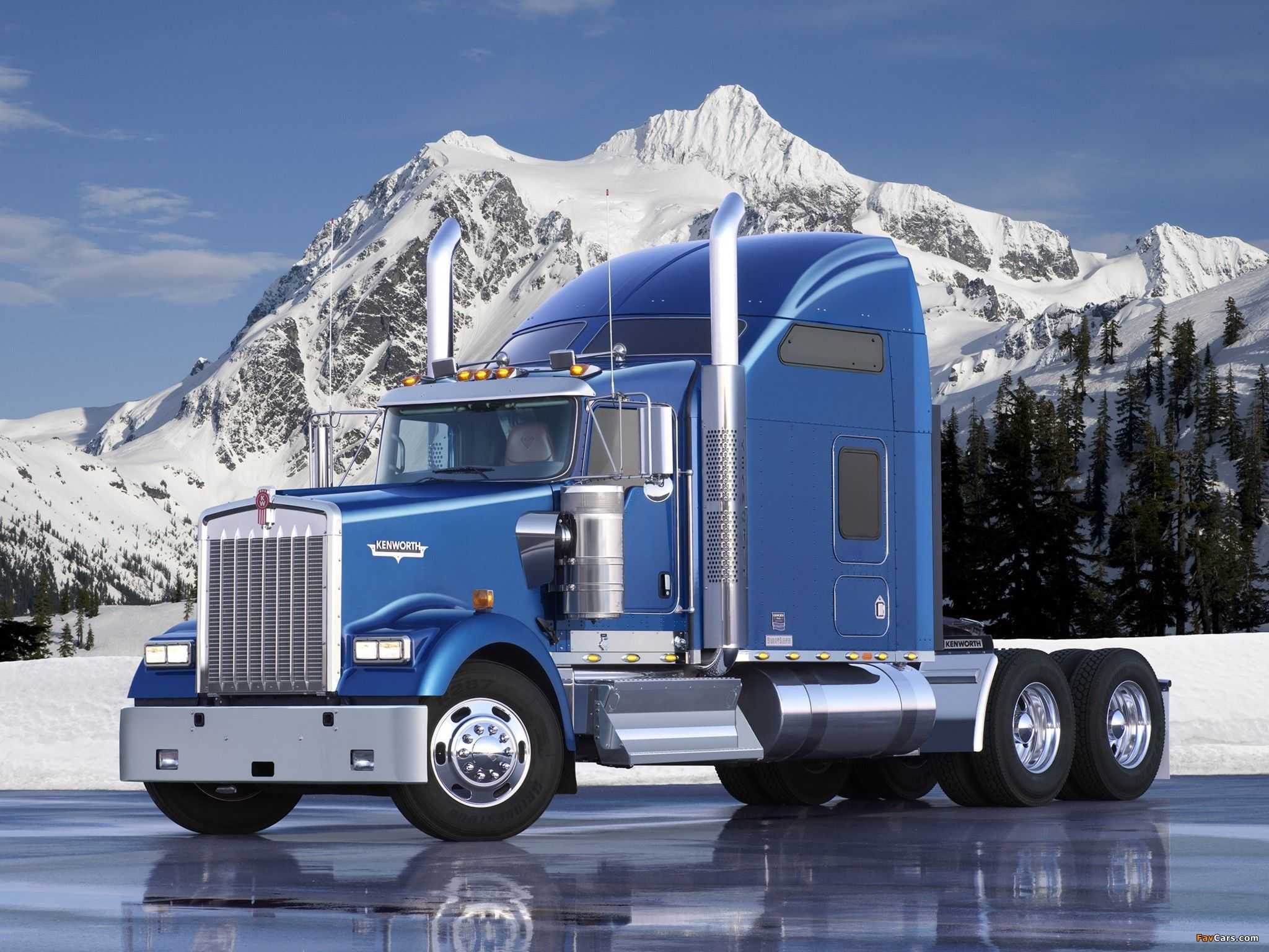 Кенворт т2000 - лучший грузовик-тягач от американских производителей!