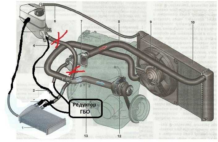 Система охлаждения двигателя лада калина: радиатор, вентилятор и т.д.
