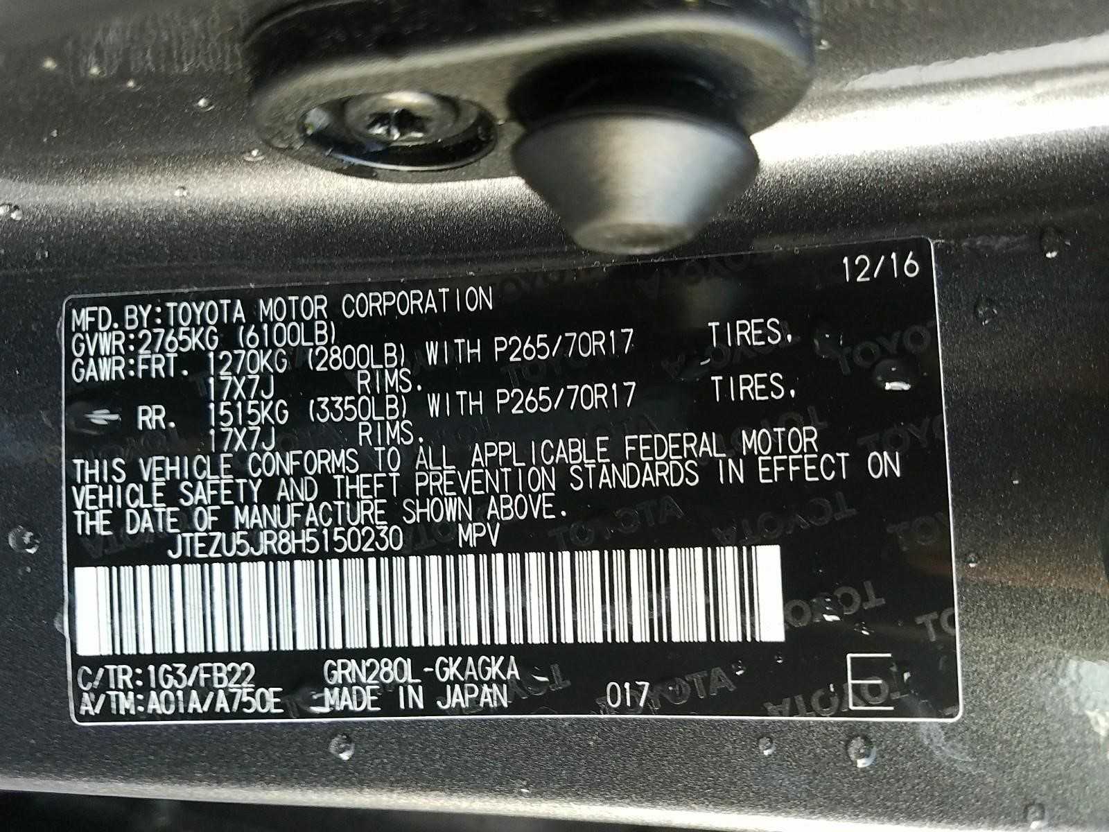 Subaru vin decoder
