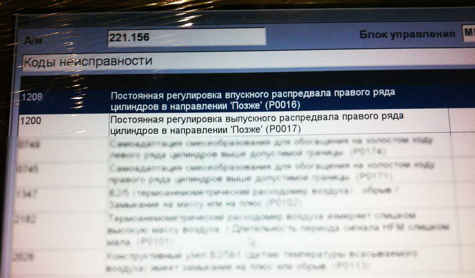 Ошибка p2090 описание на русском языке dtc