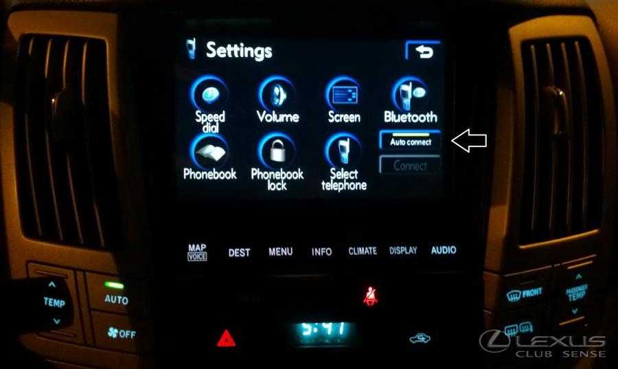 Как настроить часы в лексус rx350