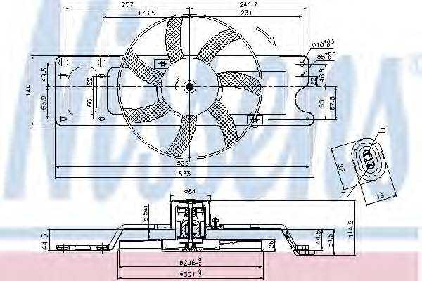 Схема подключения вентилятора на радиаторе